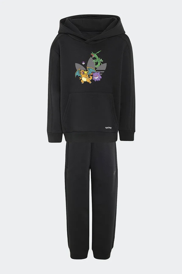 Спортивний костюм дитячий з бавовною adidas Originals POKEMON колір чорний фото 2