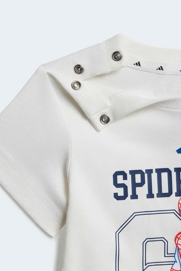 Комплект дитячий бавовняний adidas MARVEL SPIDER-MAN колір білий фото 4