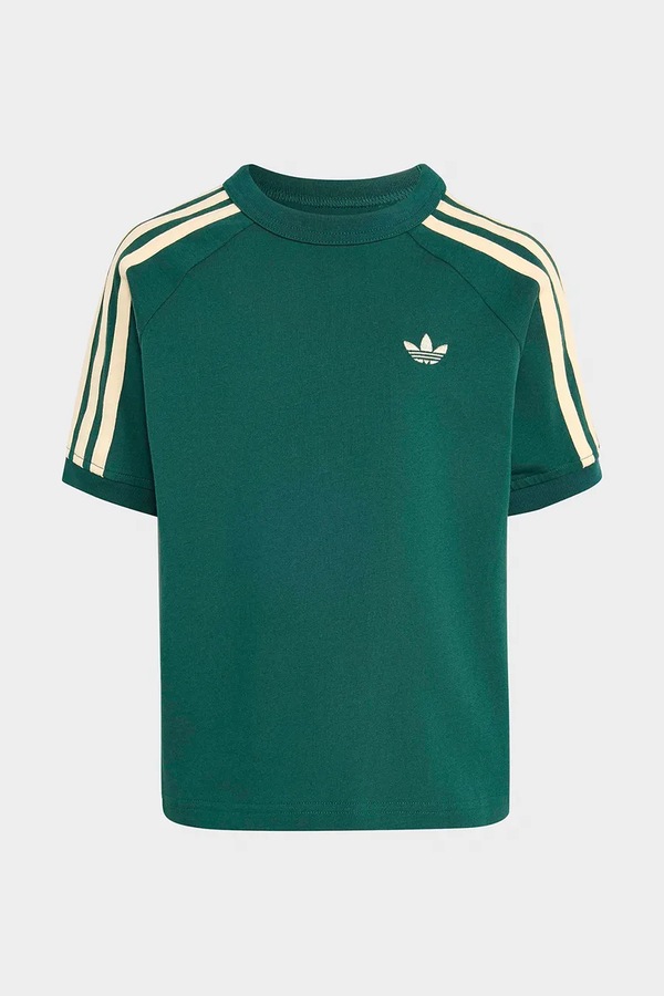 Комплект дитячий бавовняний adidas Originals колір зелений фото 2