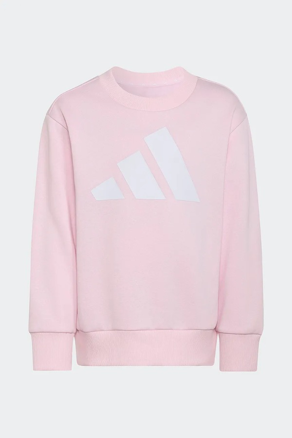 Спортивный костюм детский с хлопком adidas цвет розовый фото 2