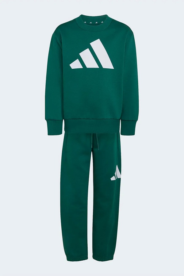 Трикотажний комплект дитячий з бавовною adidas колір зелений