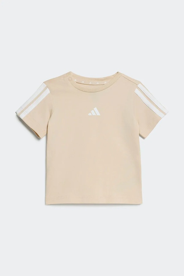 Комплект для младенцев хлопковый adidas цвет бежевый