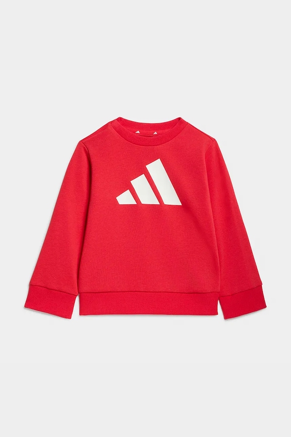 Спортивний костюм дитячий з бавовною adidas колір червоний