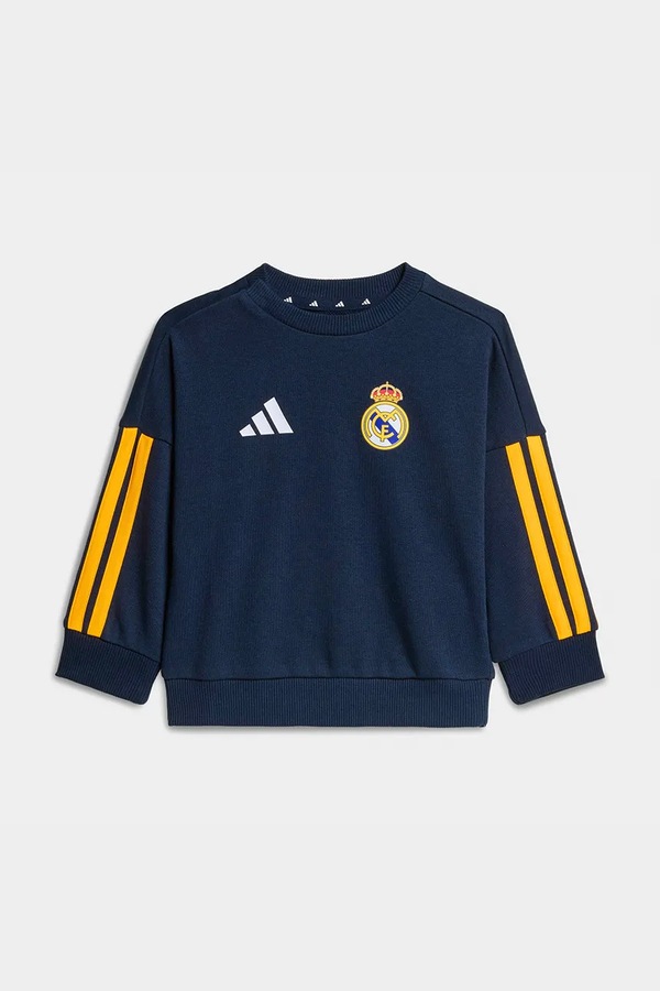Спортивный костюм детский с хлопком adidas Performance REAL MADRID цвет темно-синий