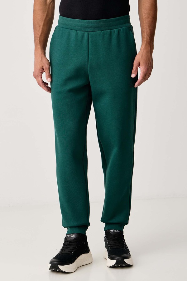 Спортивний костюм чоловічий з бавовною EA7 Emporio Armani колір зелений фото 4
