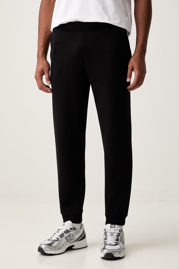 Спортивний костюм чоловічий з бавовною EA7 Emporio Armani колір чорний фото 2