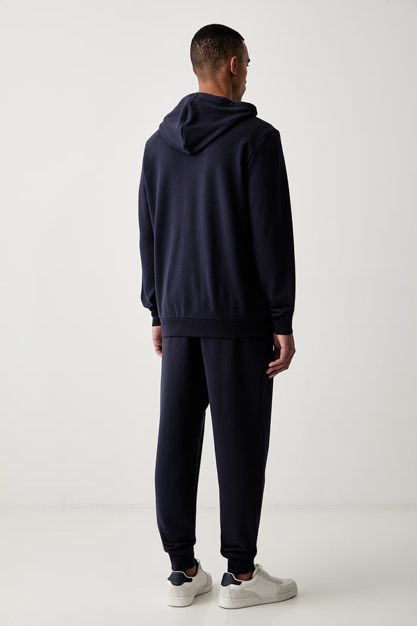 Трикотажний комплект чоловічий бавовняний Puma Essentials Elevated колір темно-синій