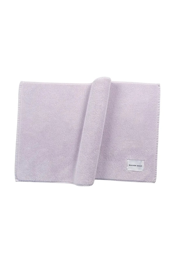 Килим ванний бавовняний Maison Deux Solid Color 50 x 80 cm колір фіолетовий