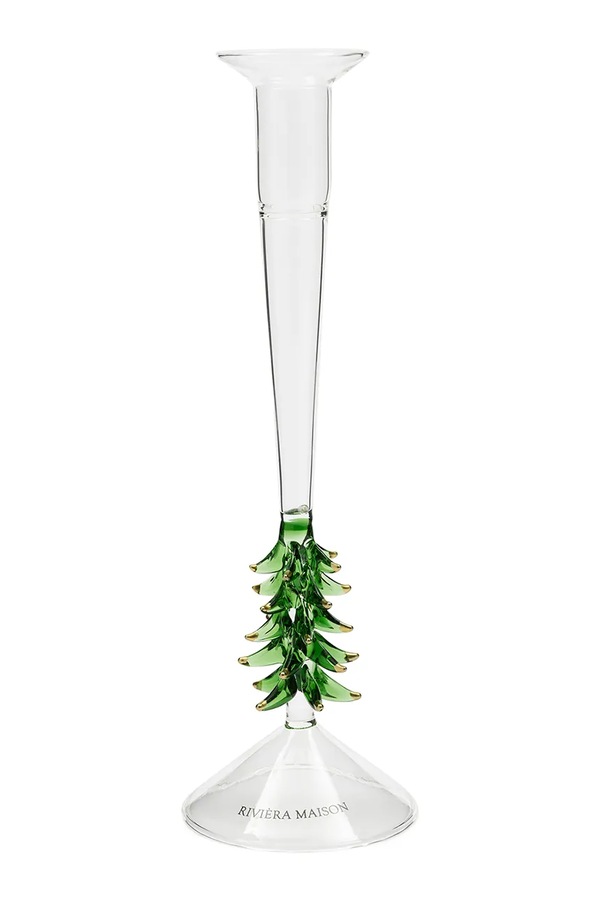 Підсвічник святковий зі скла Riviera Maison 18 cm