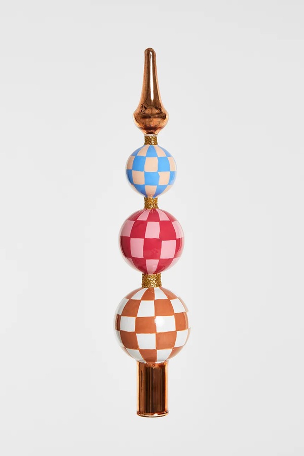 Декор ялинковий зі скла YUP in de BOOM колір барвистий