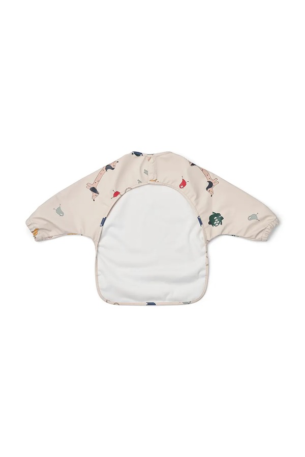 Слинявчик дитячий Liewood Merle Printed Cape Bib колір бежевий
