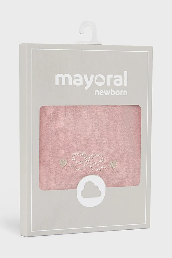 Слюнявчик для младенцев 2 шт. Mayoral Newborn цвет розовый фото 2