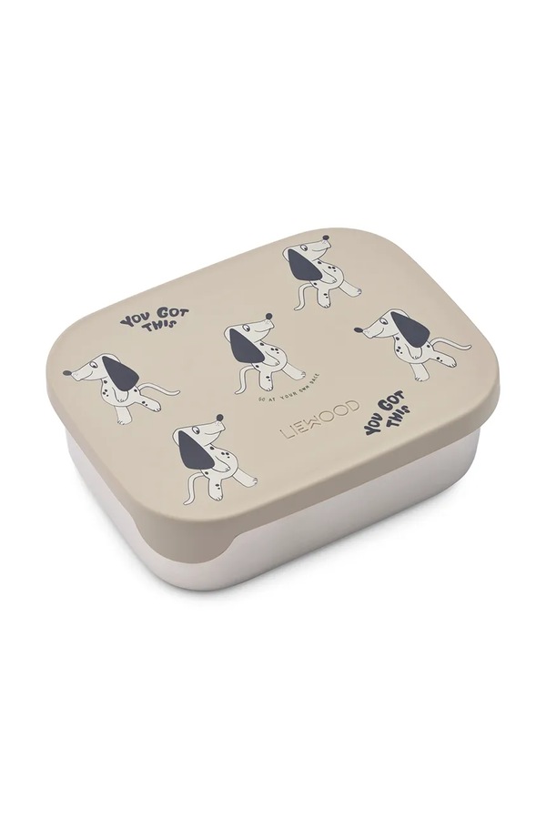 Ланч-бокс детский Liewood Arthur Printed Lunchbox цвет серый