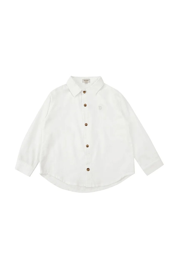 Рубашка детская хлопковая Donsje Chee Shirt цвет белый