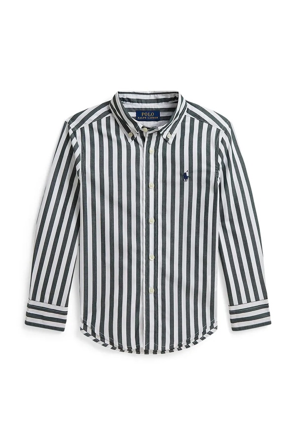 Сорочка дитяча бавовняна Polo Ralph Lauren колір темно-синій фото 2