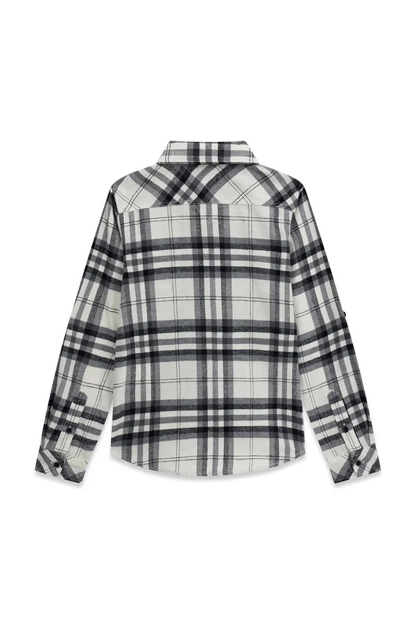 Сорочка дитяча бавовняна Guess колір чорний фото 2