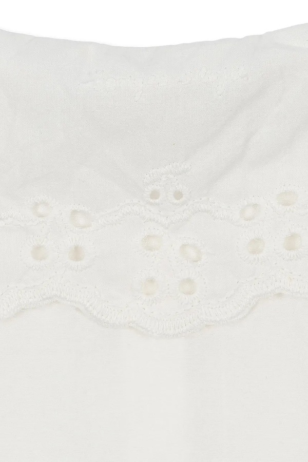 Сорочкова блузка дитяча бавовняна Konges Sløjd RILO COLLAR SHIRT GOTS колір білий фото 2