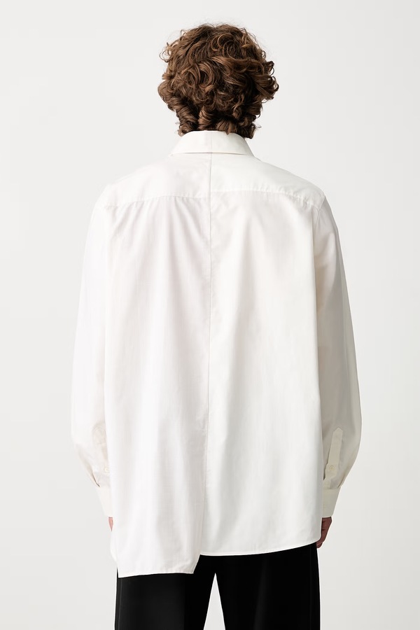 Сорочка чоловіча бавовняна MM6 Maison Margiela колір бежевий фото 3