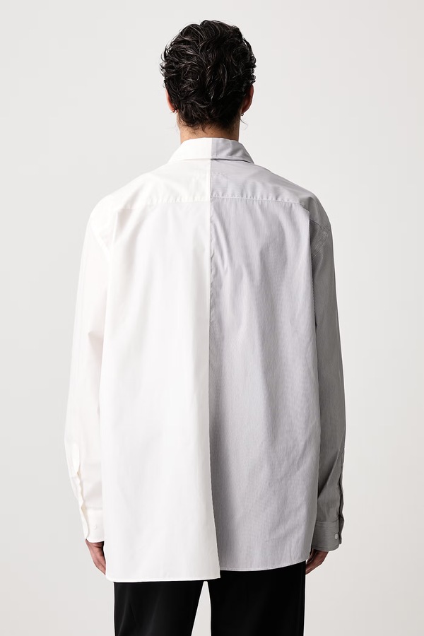 Сорочка чоловіча з бавовною MM6 Maison Margiela колір білий фото 3