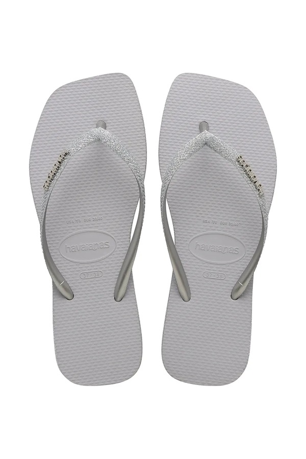 В'єтнамки жіночі Havaianas SLIM SQUARE SPARKLE колір сірий