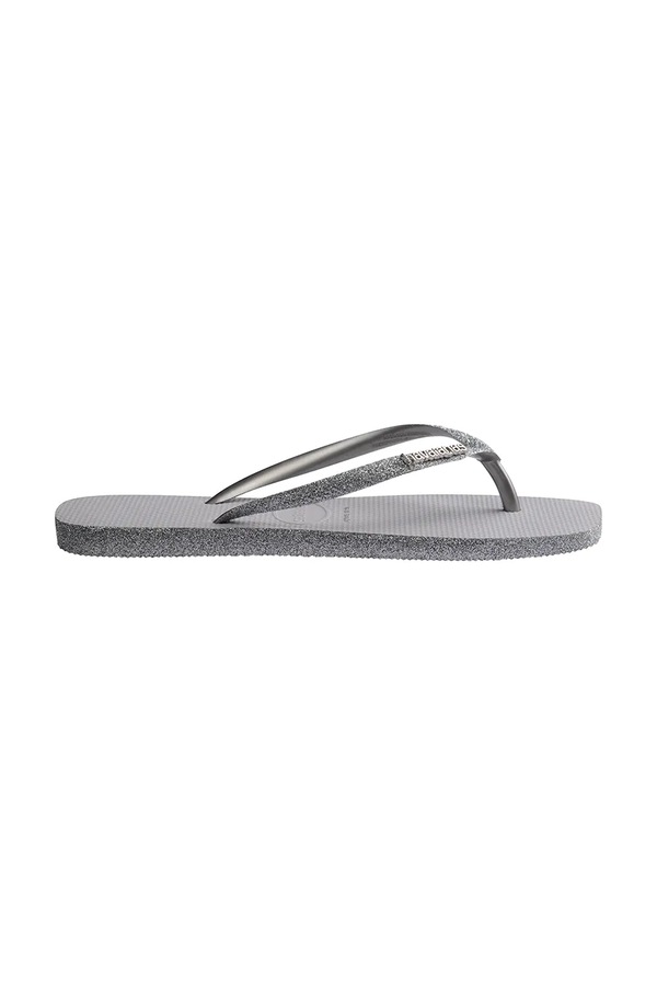 В'єтнамки жіночі Havaianas SLIM SQUARE SPARKLE колір сірий