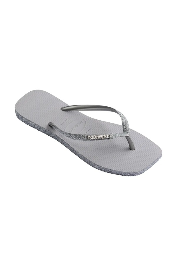 В'єтнамки жіночі Havaianas SLIM SQUARE SPARKLE колір сірий фото 2