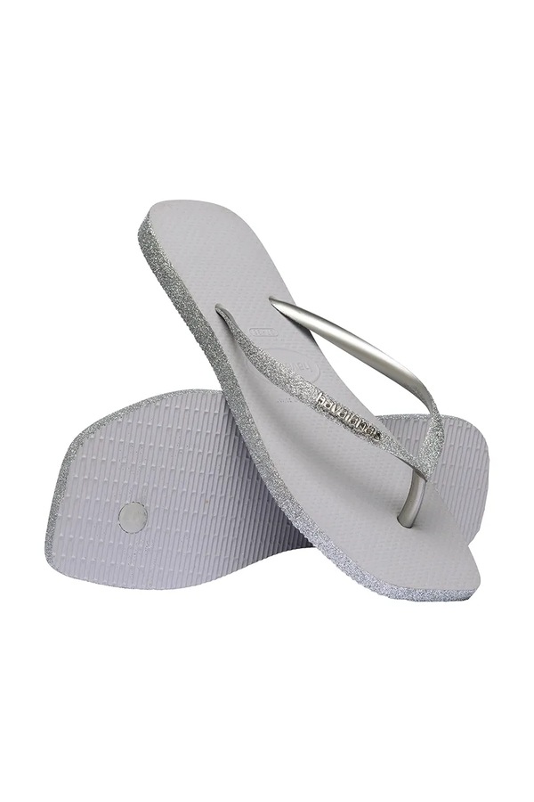 В'єтнамки жіночі Havaianas SLIM SQUARE SPARKLE колір сірий фото 4