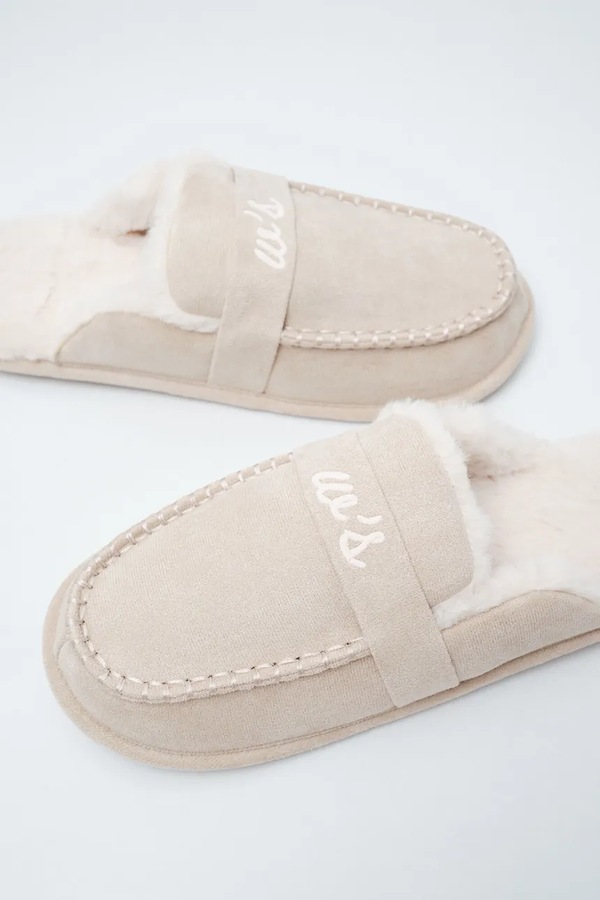 Капці жіночі women'secret MMR MOC SLIPRS GREY колір бежевий фото 2