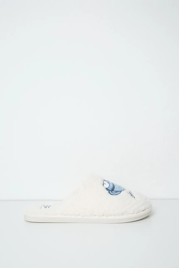 Тапочки женские women'secret MCC PE FLUFFY SLPRS цвет бежевый фото 2