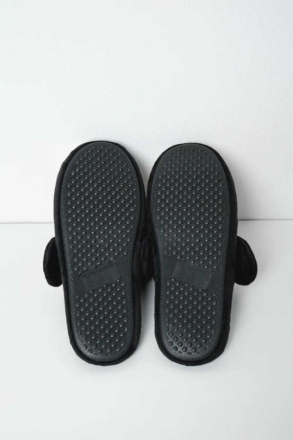 Капці жіночі women'secret HA DS MINNIE SLPRS колір чорний фото 2