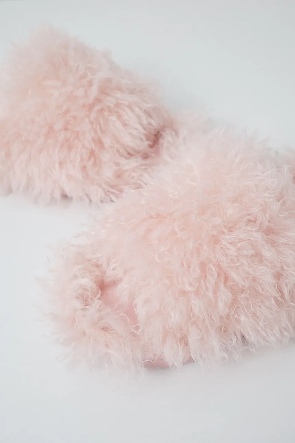 Капці жіночі women'secret MMM FUR SLPRS PINK колір рожевий фото 2