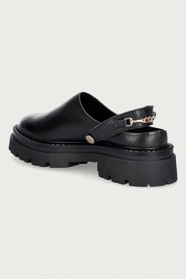 Шльопанці жіночі шкіряні Steve Madden Karina колір чорний фото 2