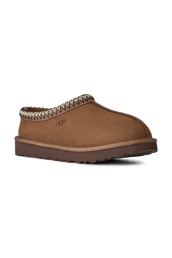 Капці жіночі нубукові UGG W Tasman Nubuck колір коричневий