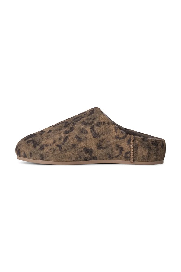 Капці жіночі замшеві UGG W Elea Spotted Slip-On колір коричневий фото 4
