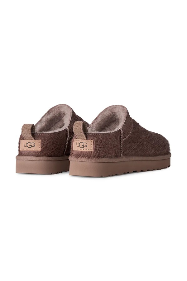 Капці жіночі UGG W Classic Micro Calf Hair колір бежевий фото 2