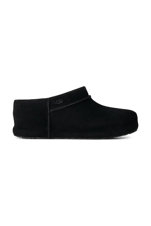 Капці жіночі замшеві UGG W Enwrap Clog колір чорний