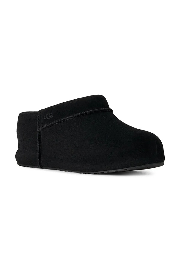 Капці жіночі замшеві UGG W Enwrap Clog колір чорний