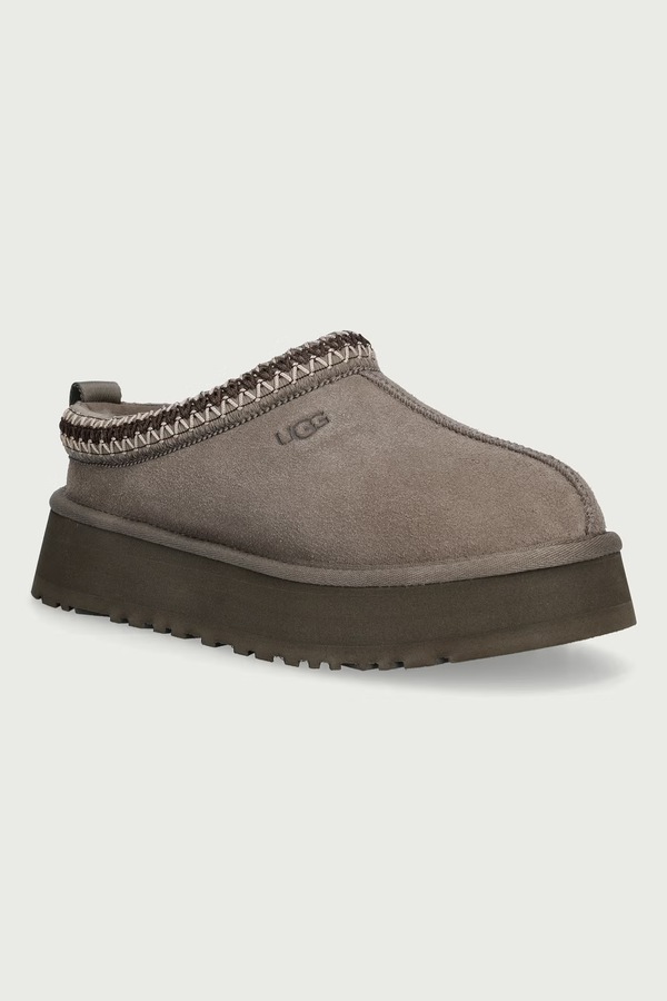 Капці жіночі замшеві UGG W Tazz II колір коричневий