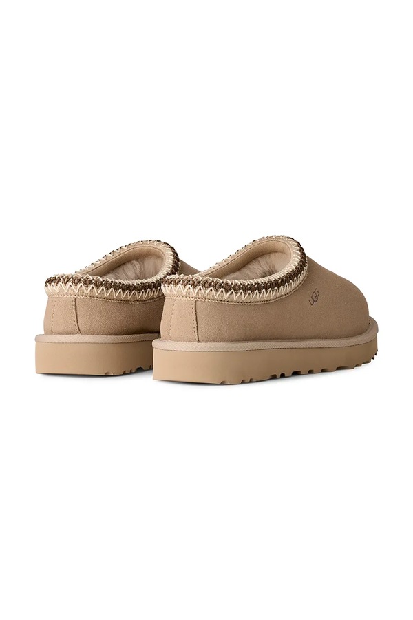 Капці жіночі замшеві UGG W Tasman II колір бежевий фото 2