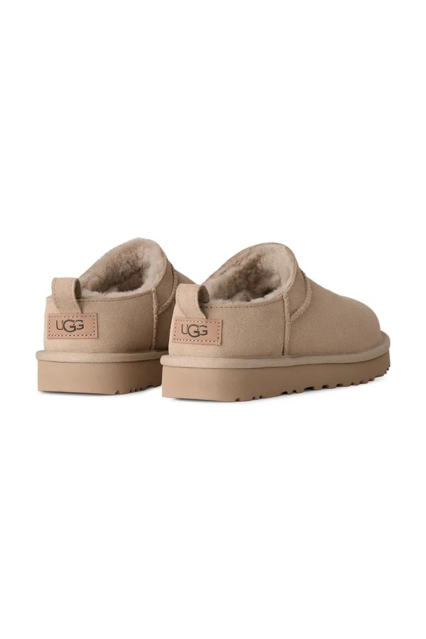 Капці жіночі замшеві UGG W Classic Micro колір бежевий фото 2