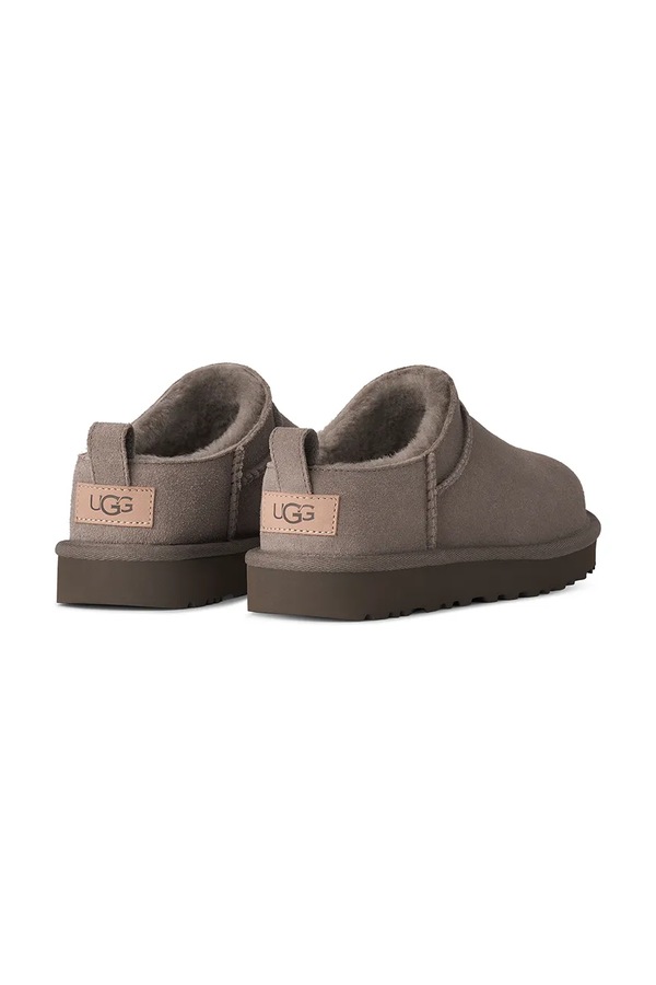 Капці жіночі замшеві UGG W Classic Micro колір коричневий фото 2