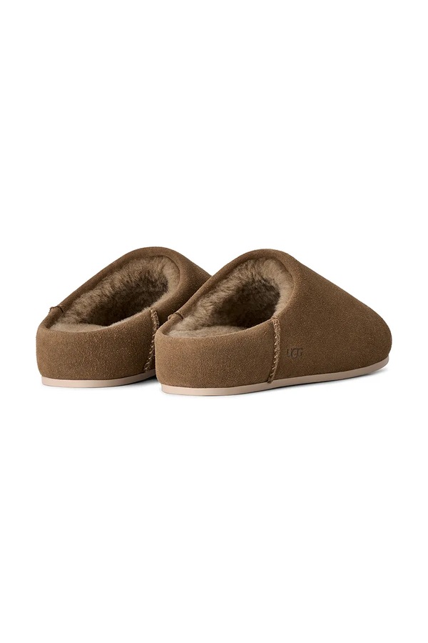 Капці жіночі замшеві UGG W Elea Slip-On колір коричневий фото 2