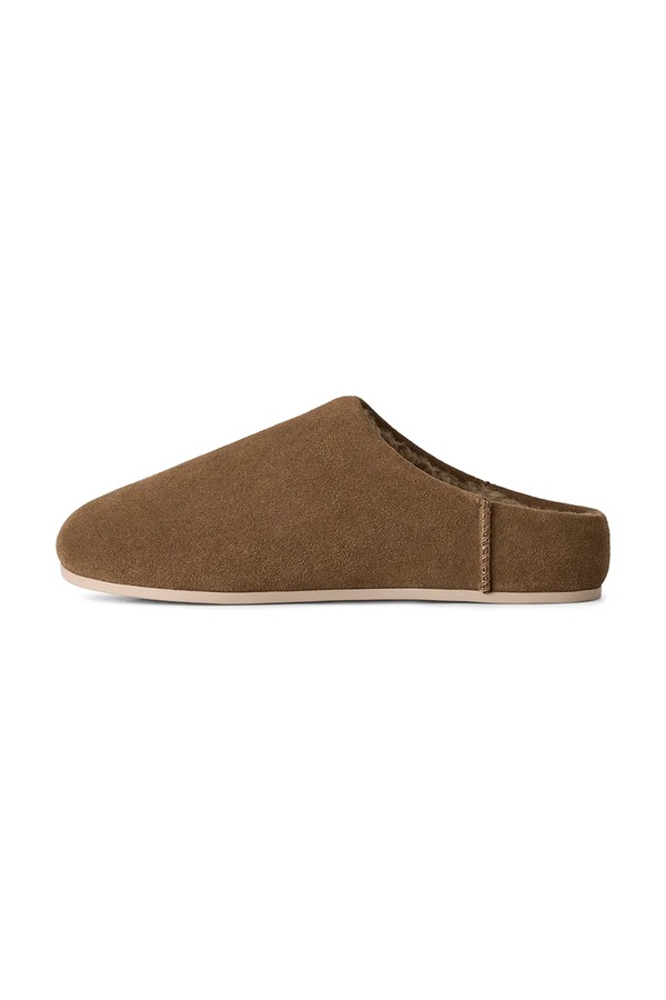 Капці жіночі замшеві UGG W Elea Slip-On колір коричневий фото 4