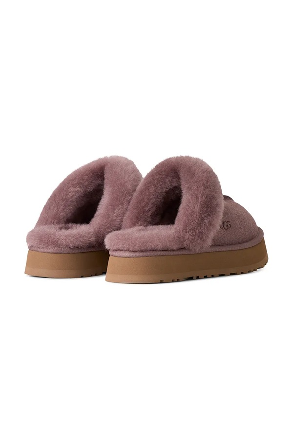 Капці жіночі замшеві UGG W Disquette колір коричневий фото 2