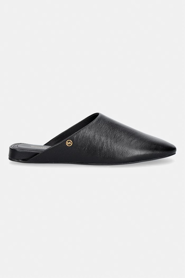 Шльопанці мюлі жіночі шкіряні MICHAEL Michael Kors Cady Mule колір чорний