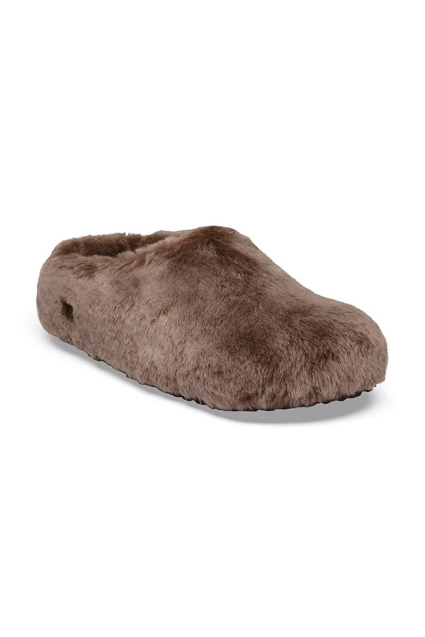 Капці жіночі Birkenstock Amsterdam Wrapped Shearling колір бежевий