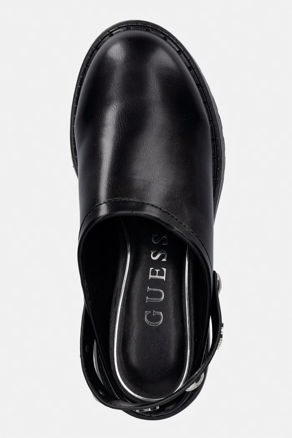 Шльопанці мюлі жіночі Guess WENNA колір чорний фото 4