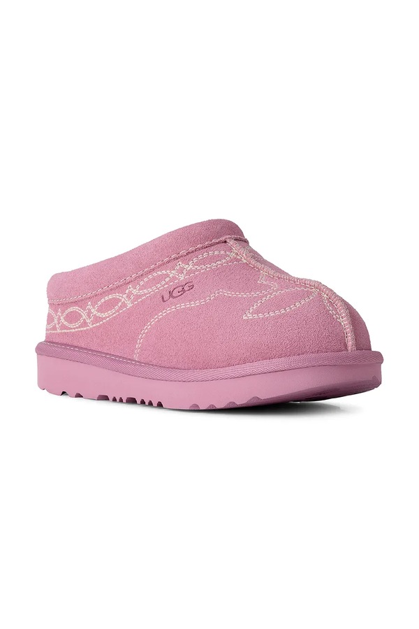 Взуття дитяче замшеве UGG TASMAN IWESTERN колір рожевий фото 2