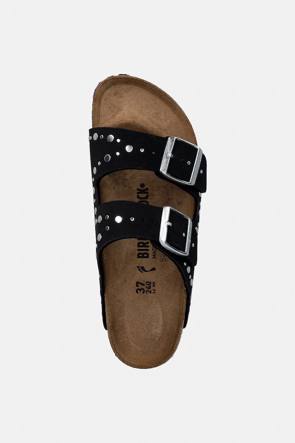 Шльопанці дитячі Birkenstock Arizona колір чорний фото 4
