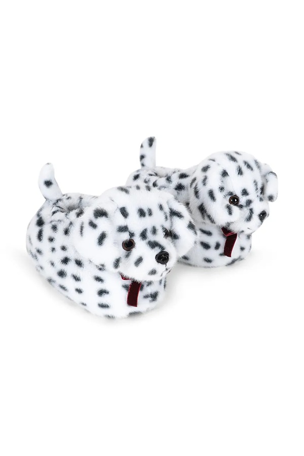 Дитячі капці Konges Sløjd DALMATIAN FOOTIES колір білий фото 2